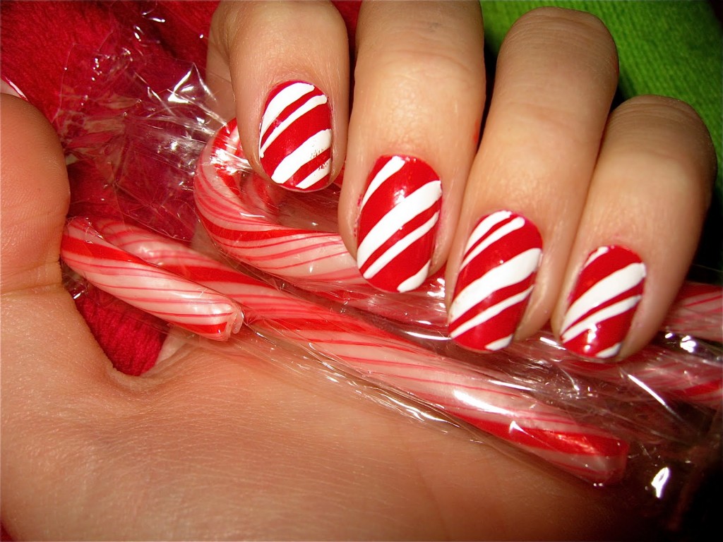 1. Christmas Nail Art Designs with Rhinestones - wide 7