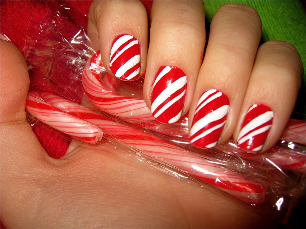 Easy White Christmas Nail Art - wide 2