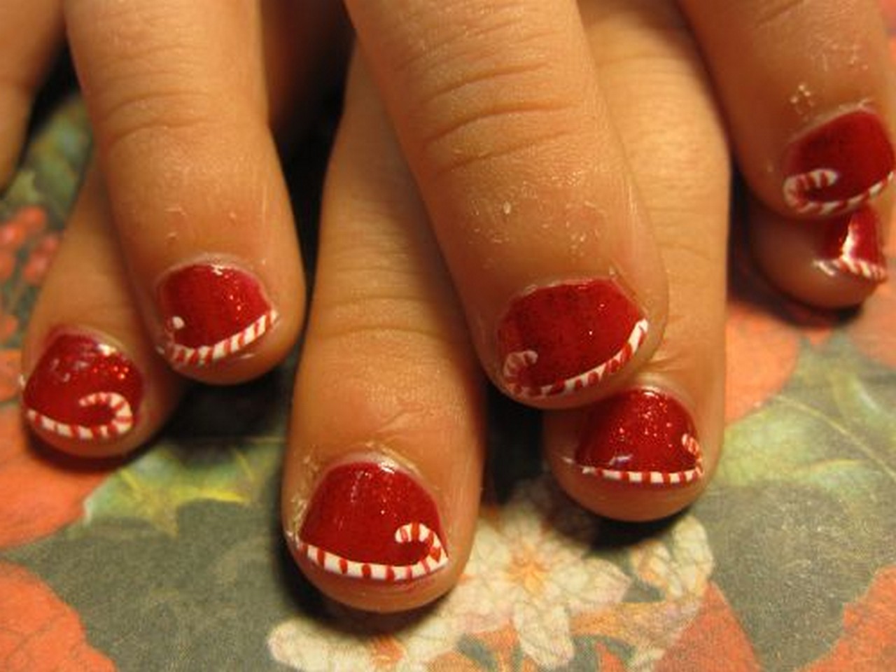 40 Easy Christmas Nail Art Designs All About Christmas