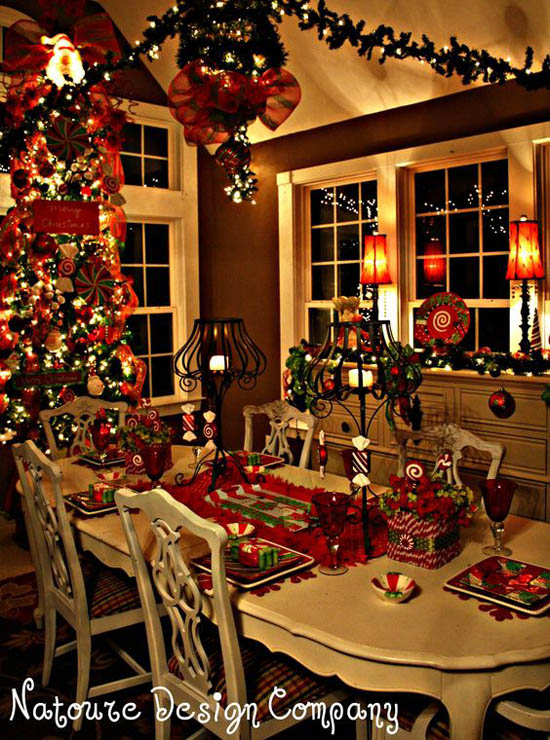 40+ Fabulous Christmas Dining Room Decorating Ideas  All About Christmas