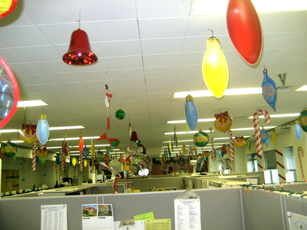 40 Office Christmas Decorating Ideas - All About Christmas