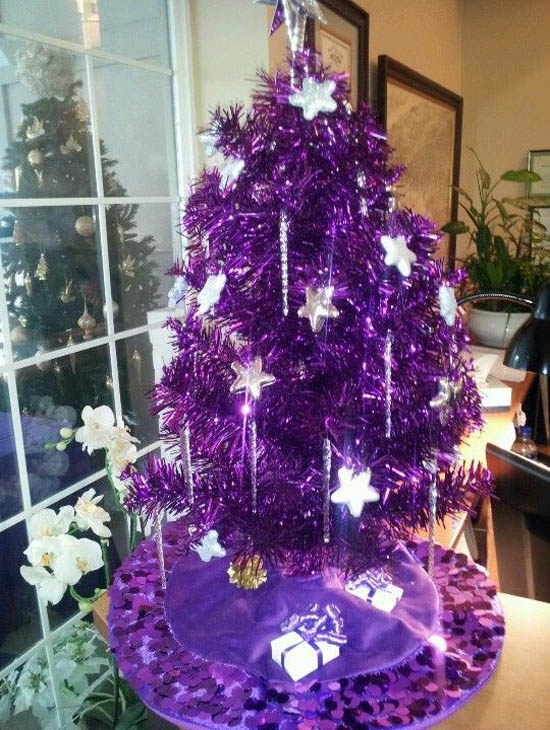 35 Breathtaking Purple Christmas Decorations Ideas - All ...
 Christmas Trees Decorated Purple