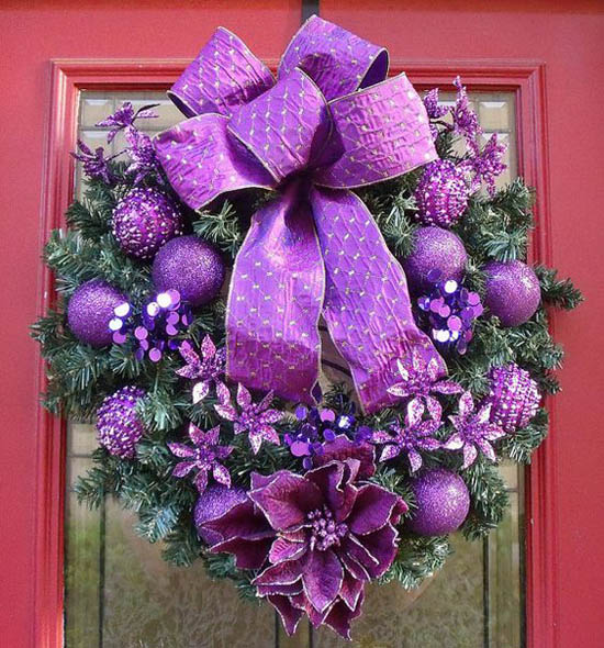 purple-christmas-decorations-31