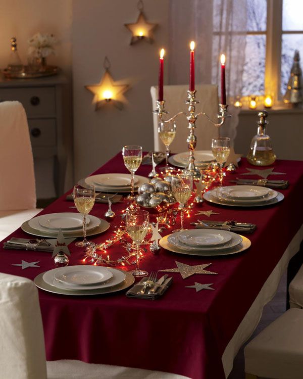 40 Christmas Dinner Table Decoration Ideas  All About Christmas