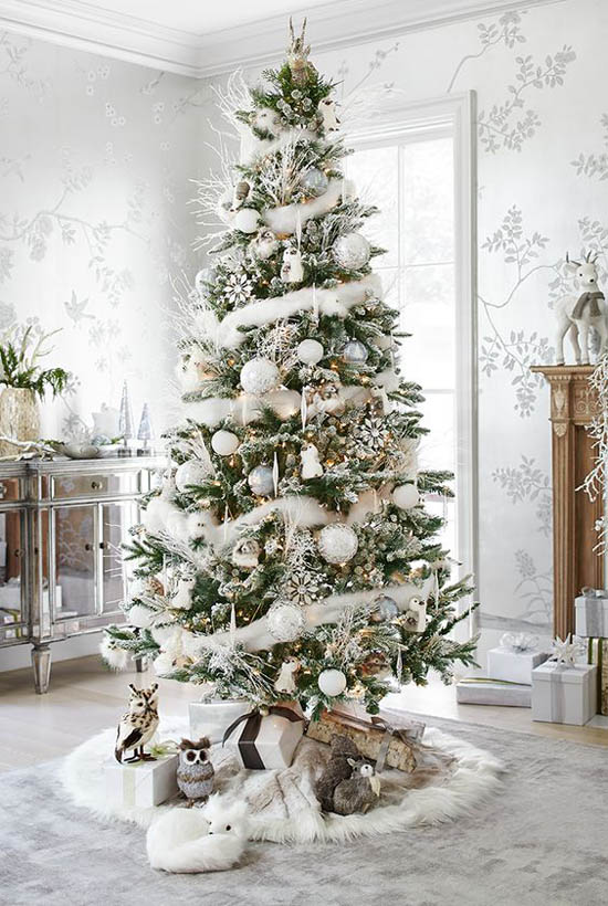 Simple Christmas Tree Decorations Pinterest for Large Space