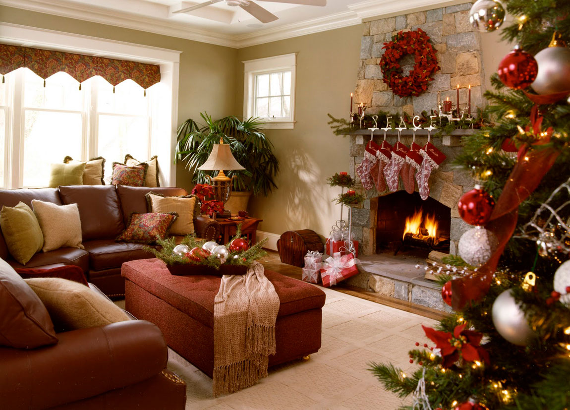 40 Fantastic Living Room Christmas Decoration Ideas - All About Christmas