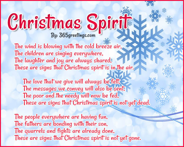 CHRISTMAS SPIRIT