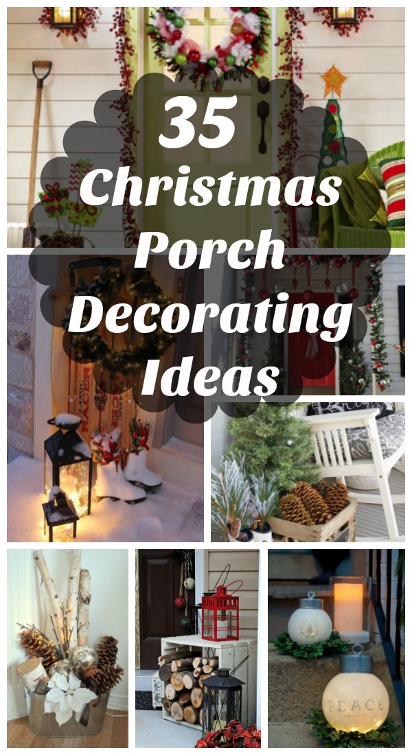 35 Cool Christmas Porch Decorating Ideas - All About Christmas