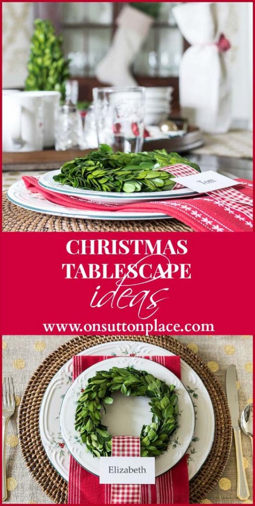 40+ Fabulous Christmas Tablescapes and Holiday Table Settings – All ...