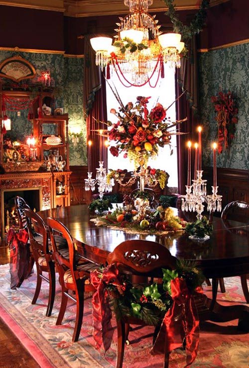 beautiful christmas dining rooms - elprevaricadorpopular