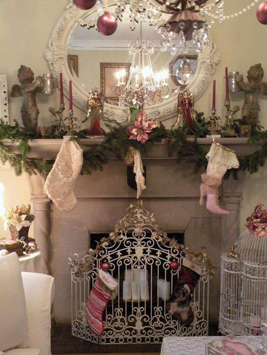 shabby-chic-christmas-decorations-28