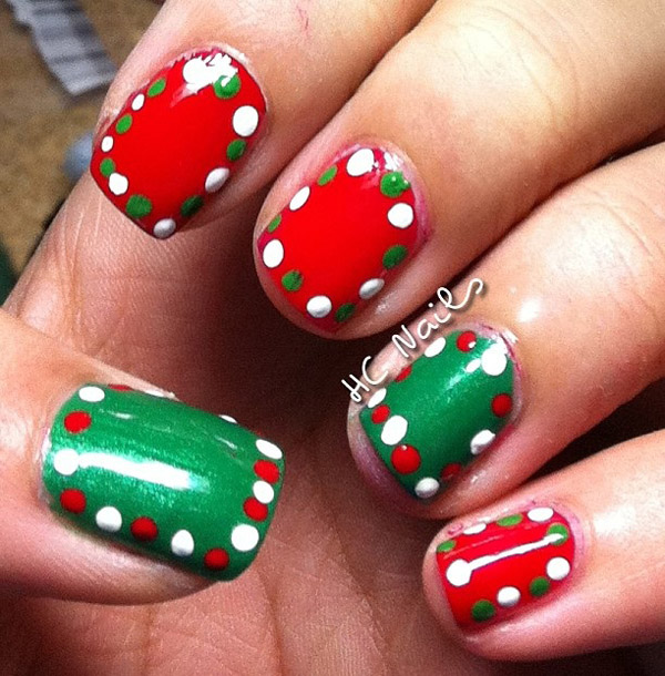 Easy Christmas Nail Designs For Short Nails - 69 Easy Winter and