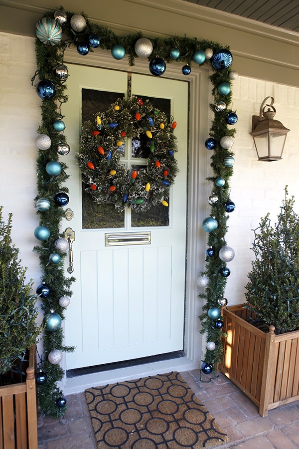 40 Appealing Christmas Main Door Decoration Ideas All About Christmas