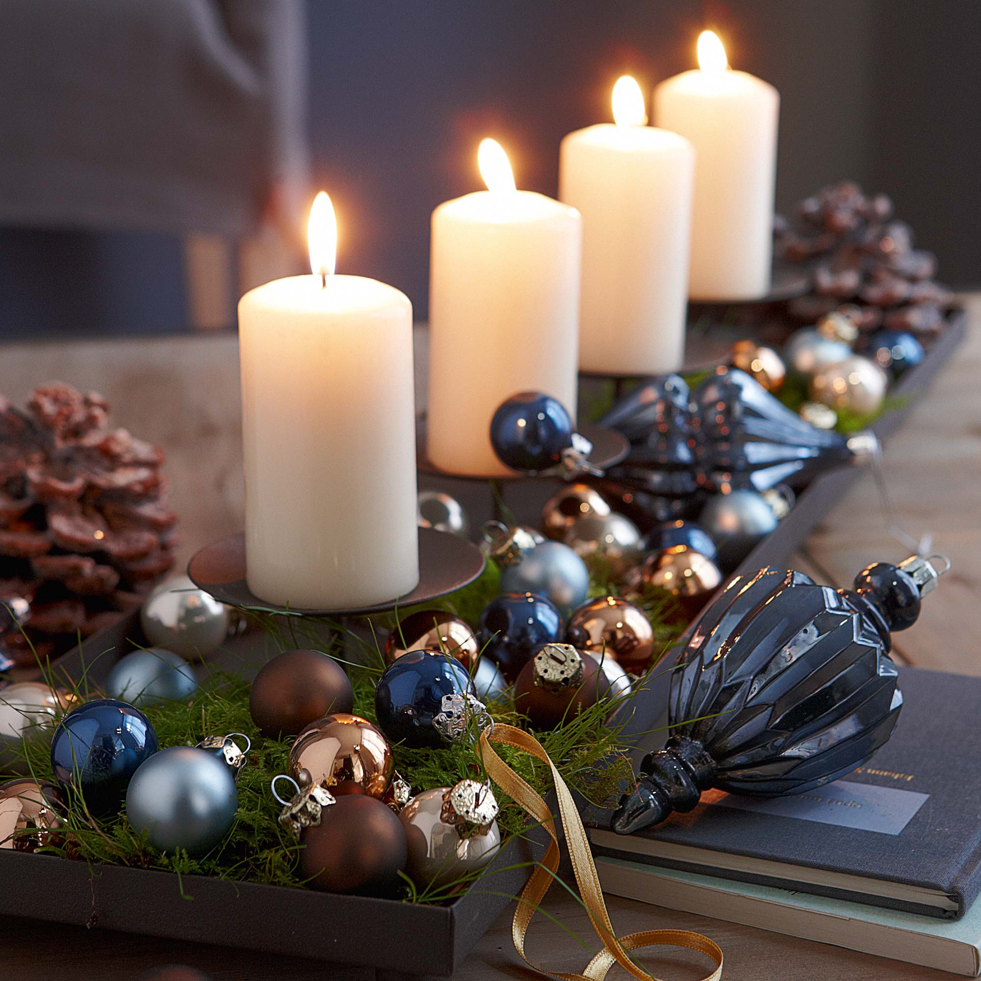 Christmas Decoration With Candles 