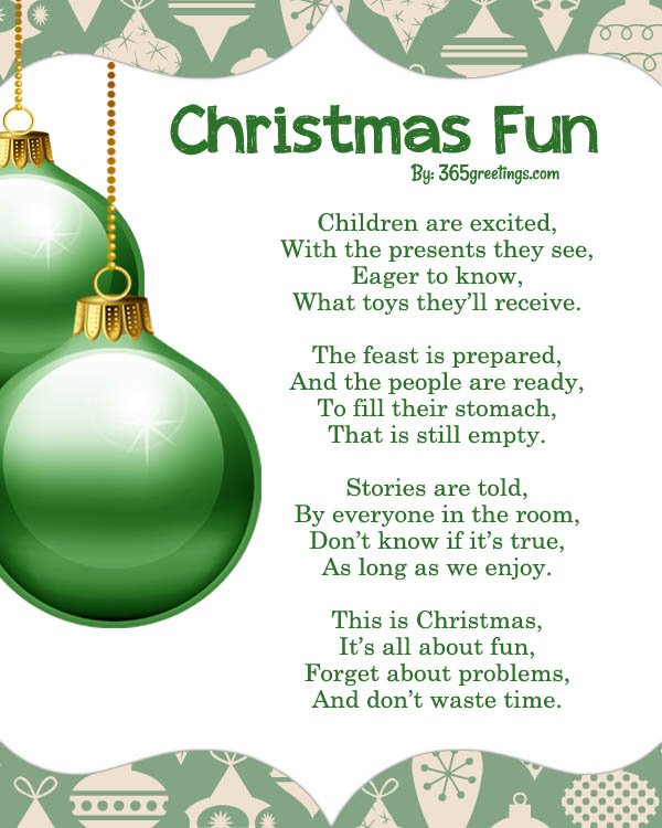 Best Christmas Poems – All About Christmas